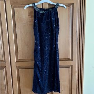 navy blue dress